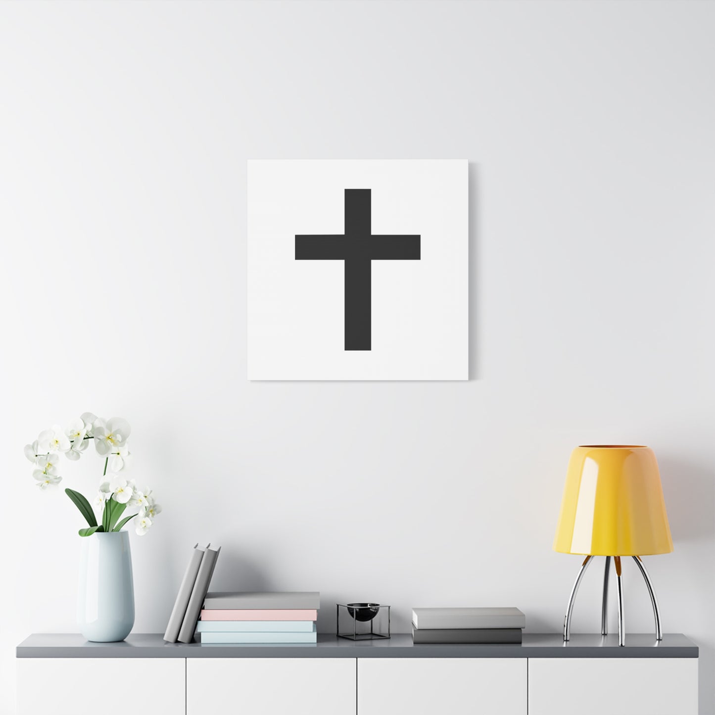 Minimalist Cross - Wall Art Canvas