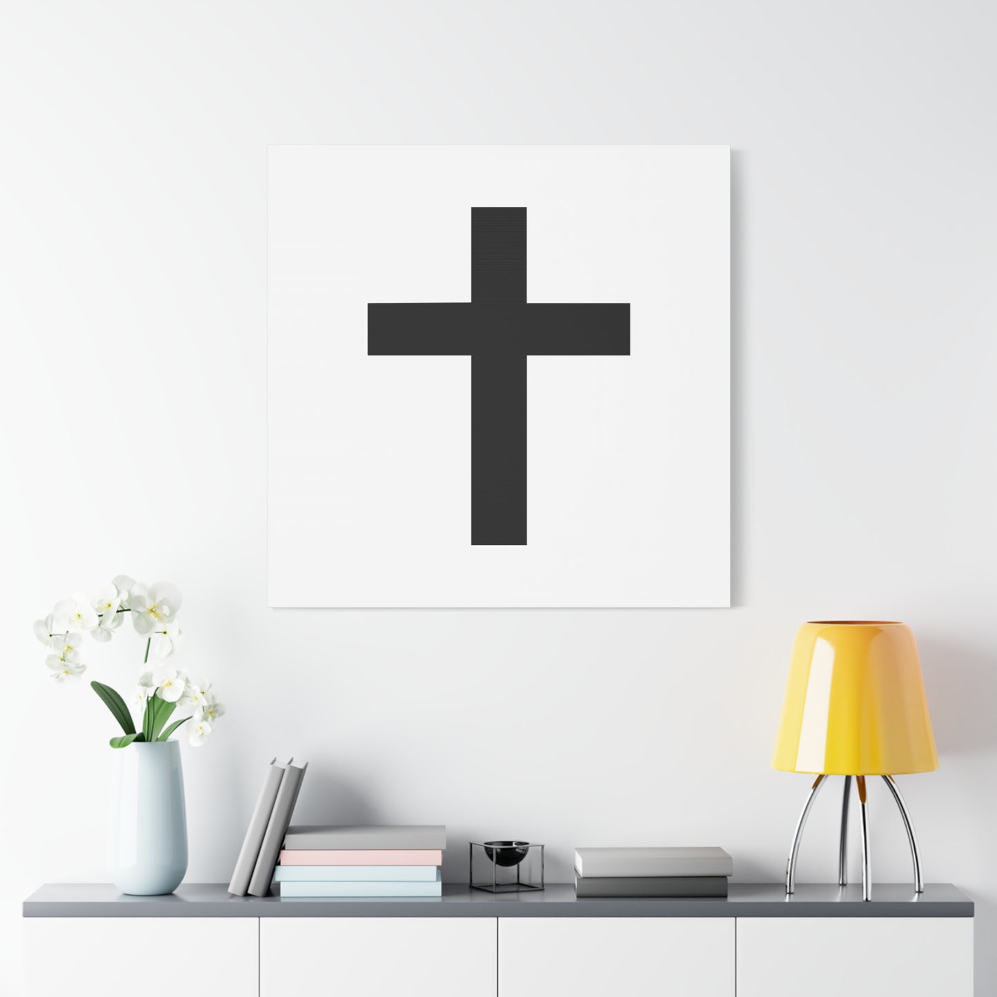 Minimalist Cross - Wall Art Canvas