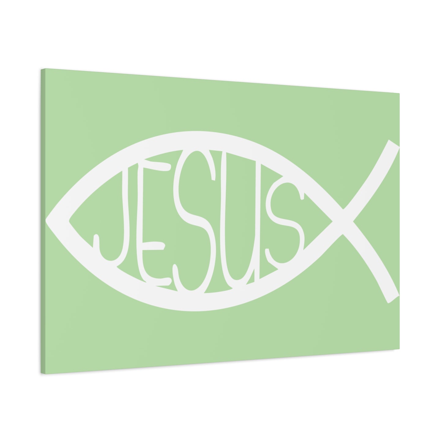 Jesus Fish - Wall Art Canvas
