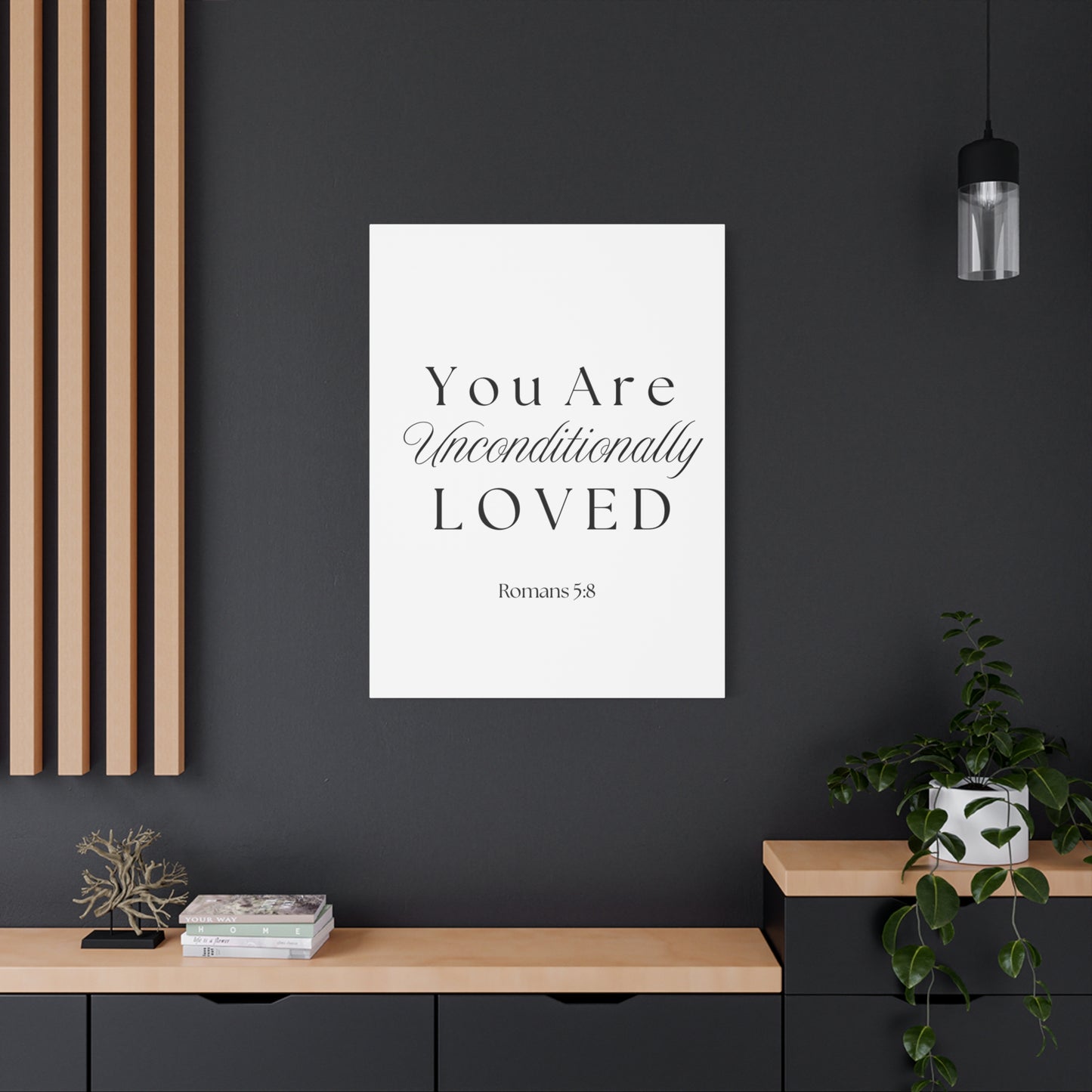 Wall Art Canvas - Unconditionally Loved