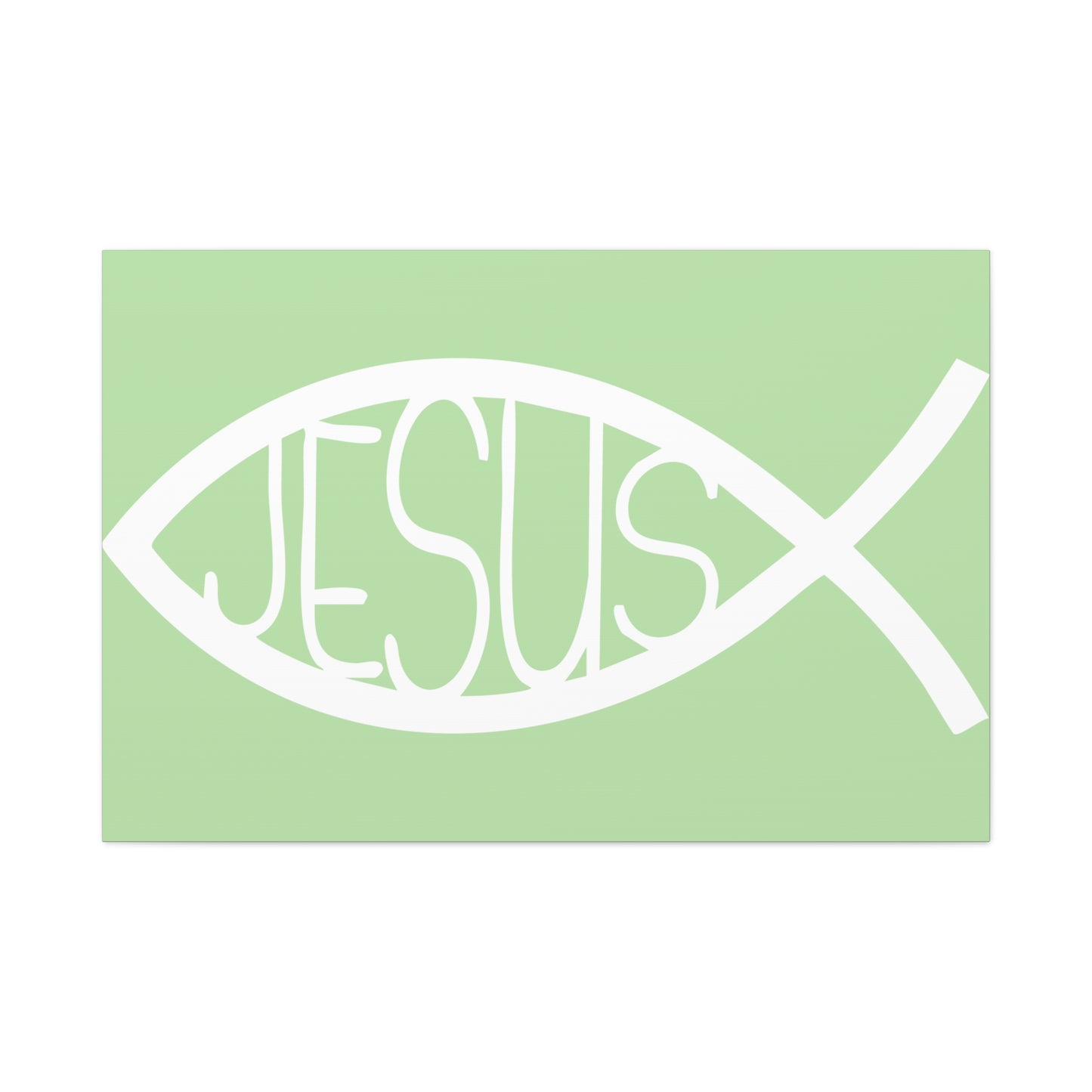 Jesus Fish - Wall Art Canvas