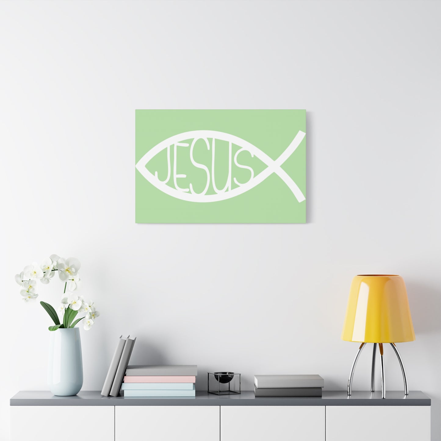 Jesus Fish - Wall Art Canvas