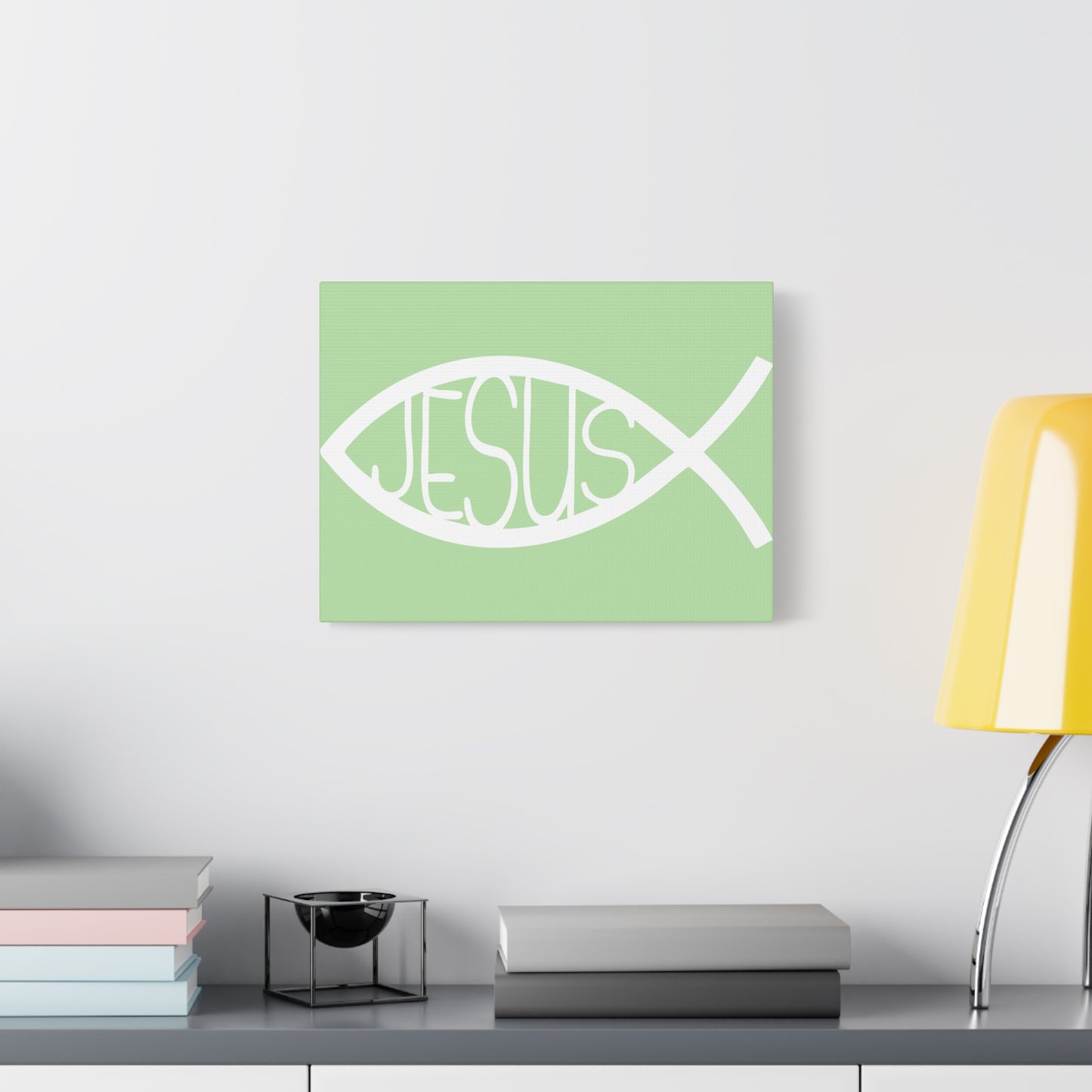 Jesus Fish - Wall Art Canvas