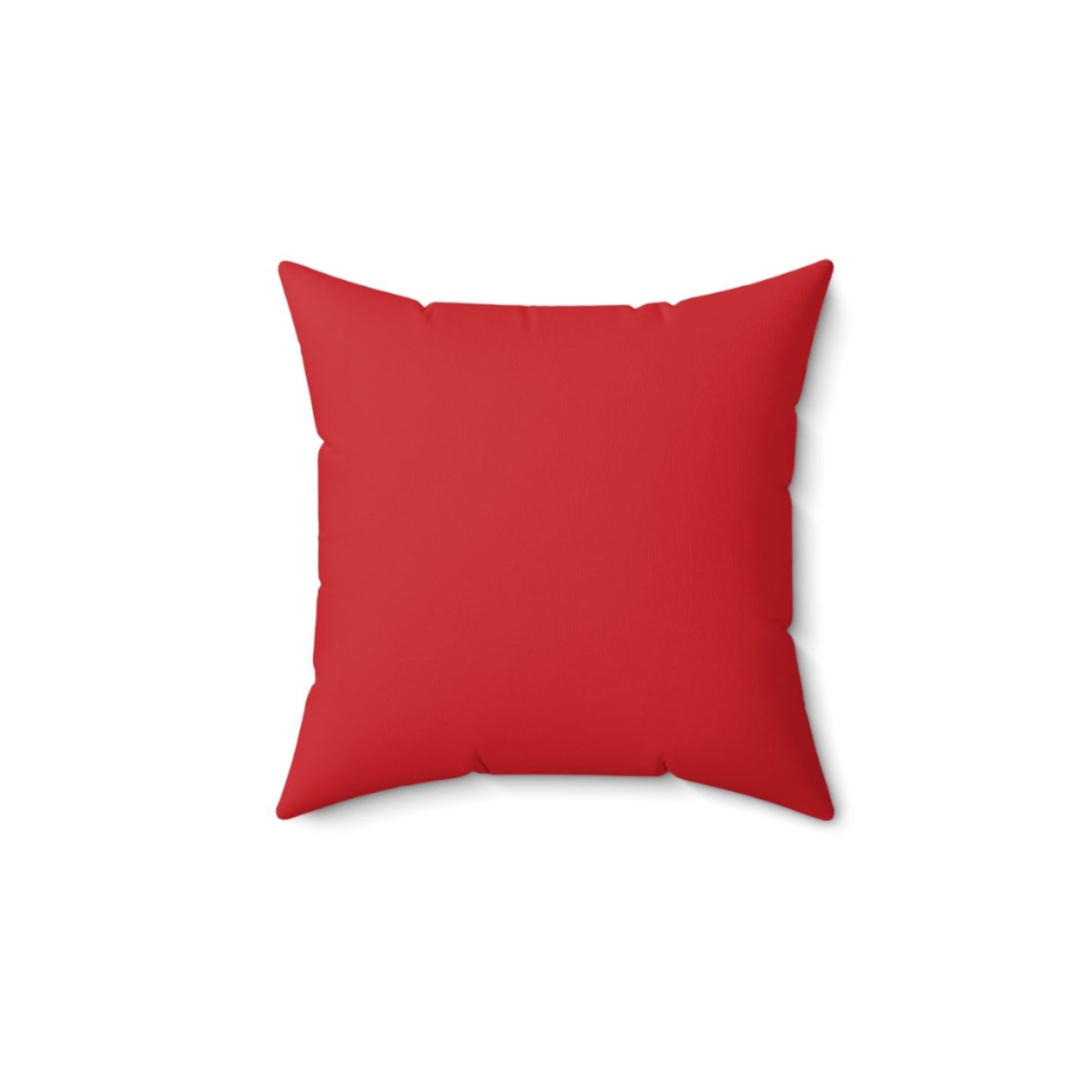 Red Faith Grows Here Square Pillow