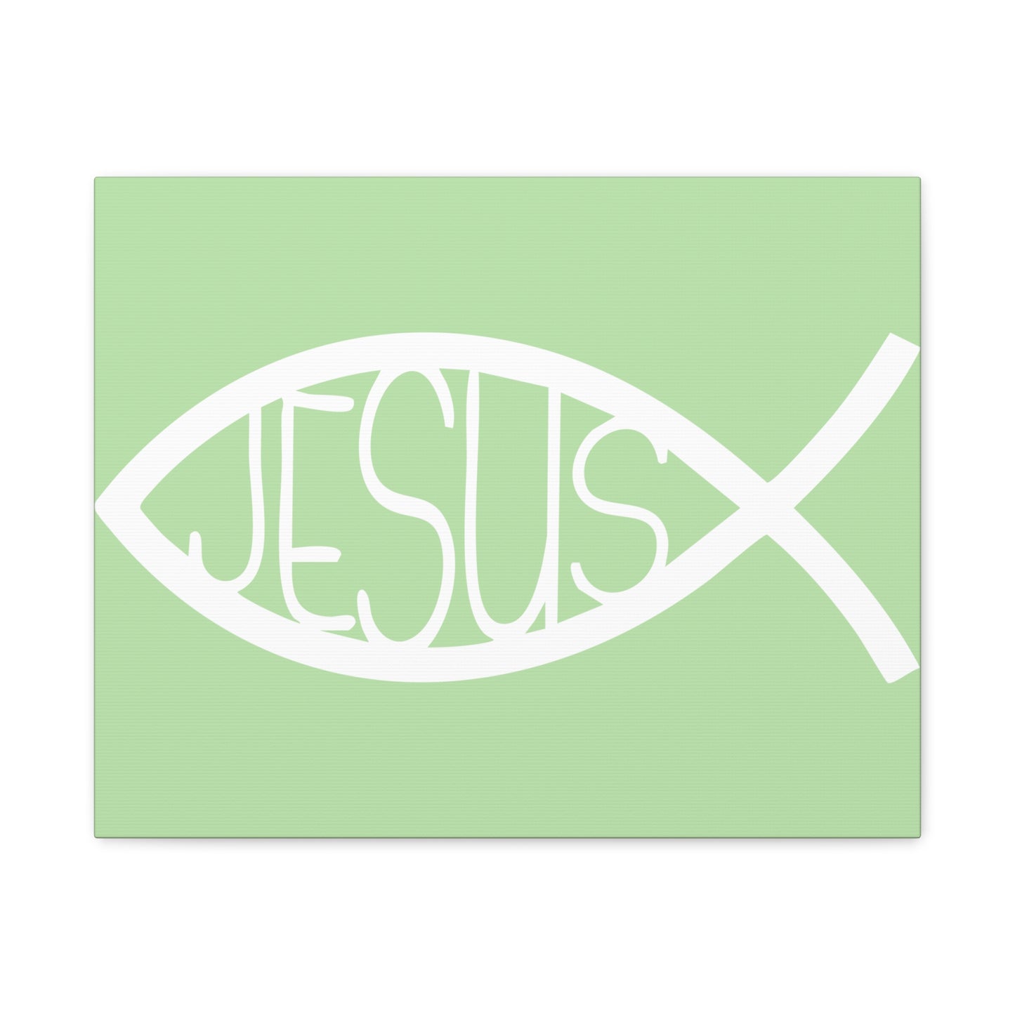 Jesus Fish - Wall Art Canvas
