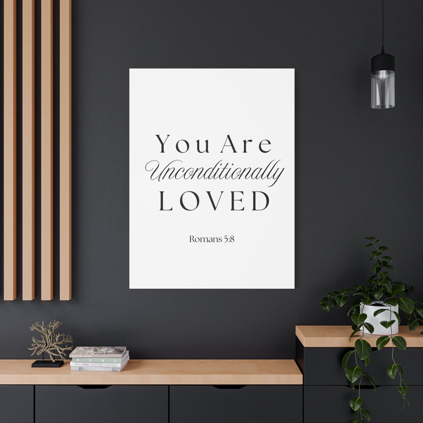 Wall Art Canvas - Unconditionally Loved