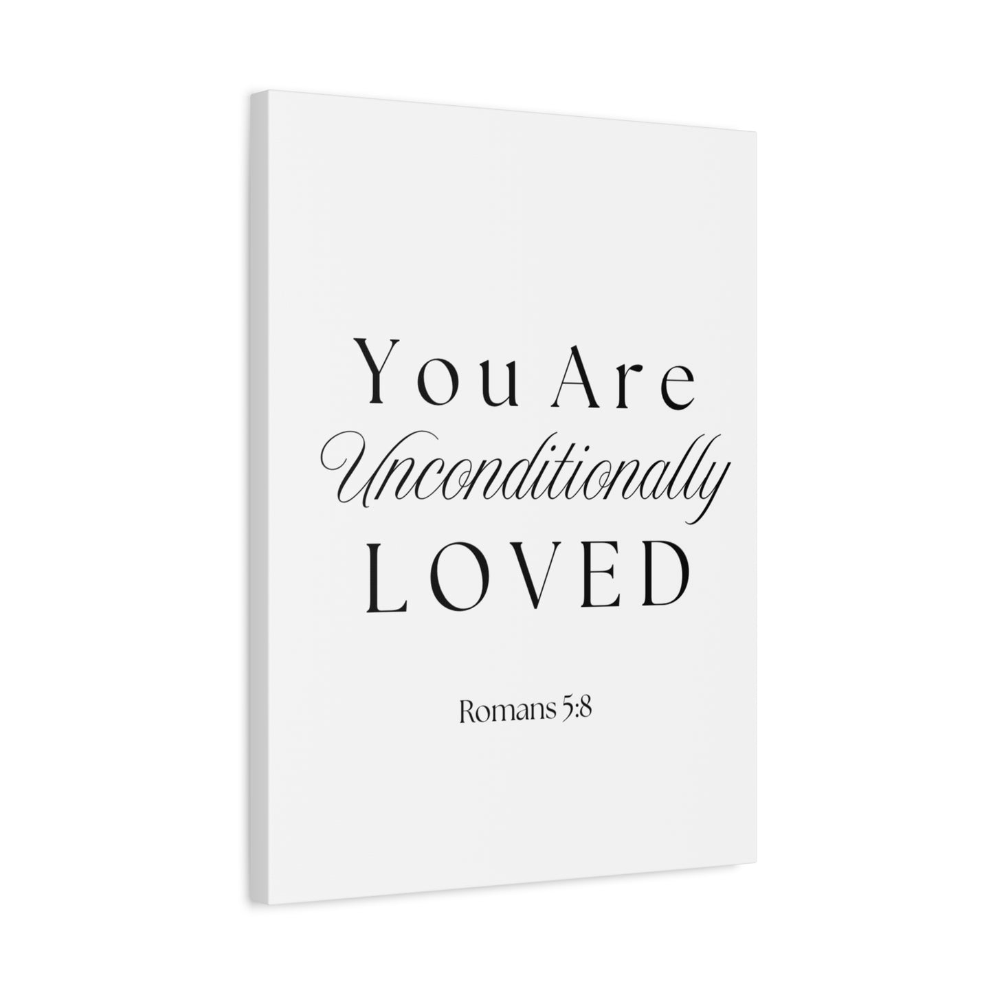 Wall Art Canvas - Unconditionally Loved