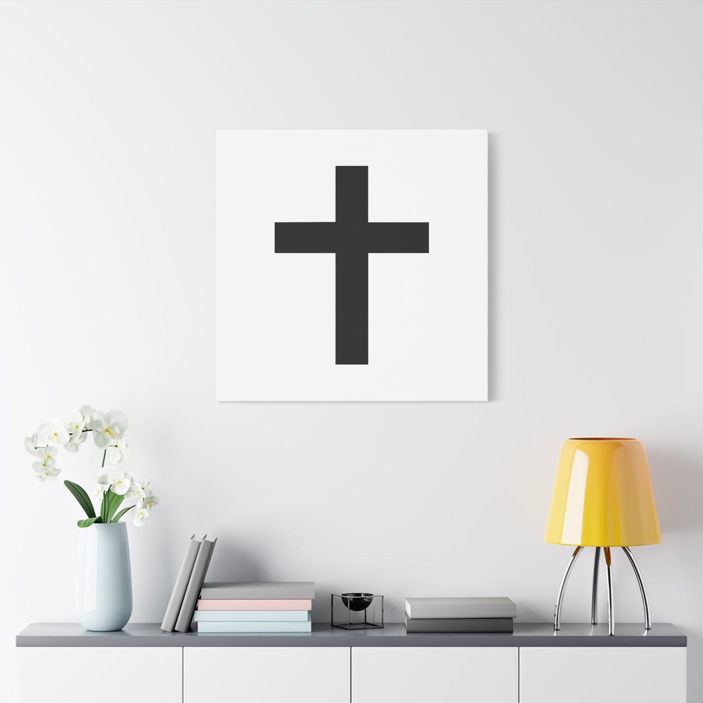 Minimalist Cross - Wall Art Canvas
