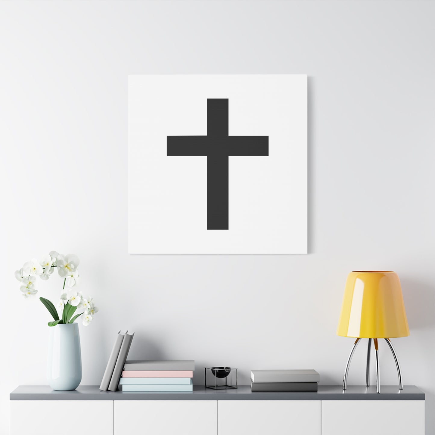 Minimalist Cross - Wall Art Canvas