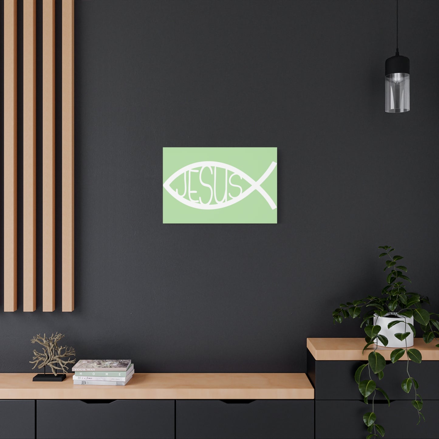 Jesus Fish - Wall Art Canvas