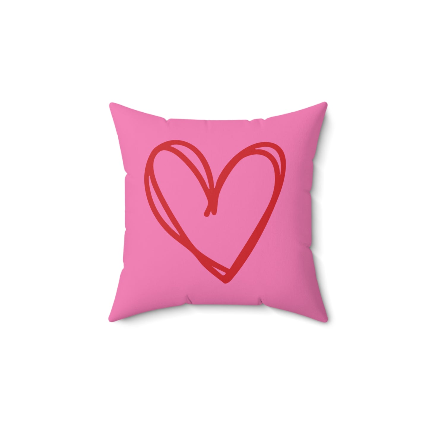 Pink Heart Pillow