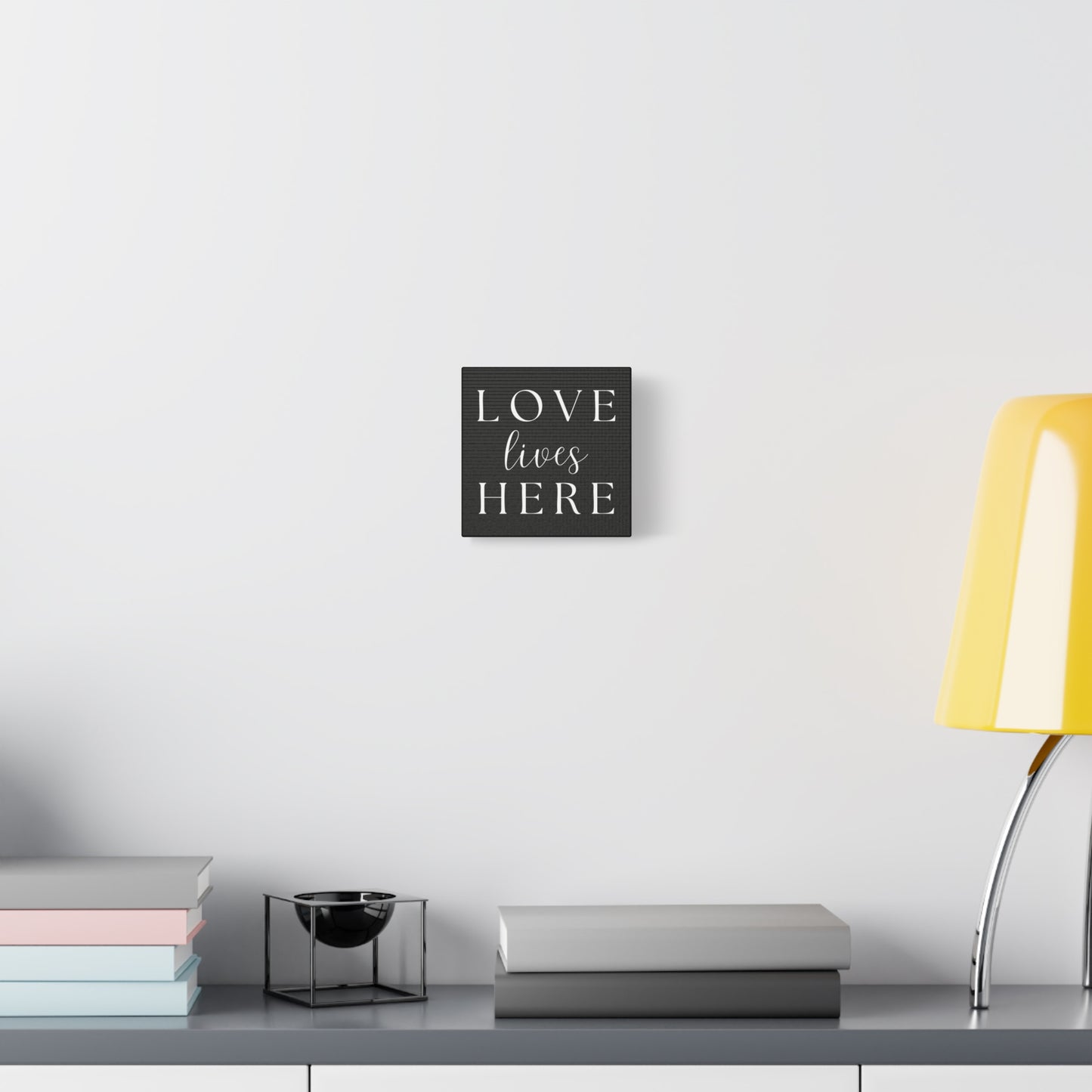 Wall Art Canvas - Love Lives Here