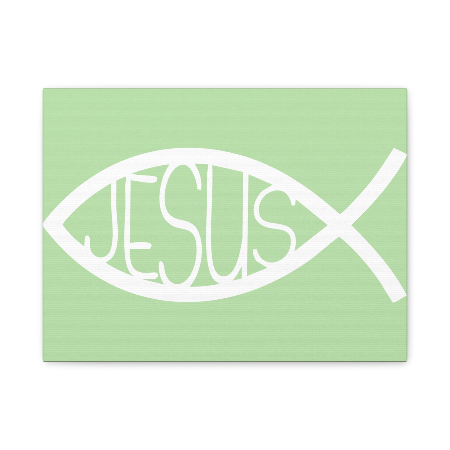 Jesus Fish - Wall Art Canvas