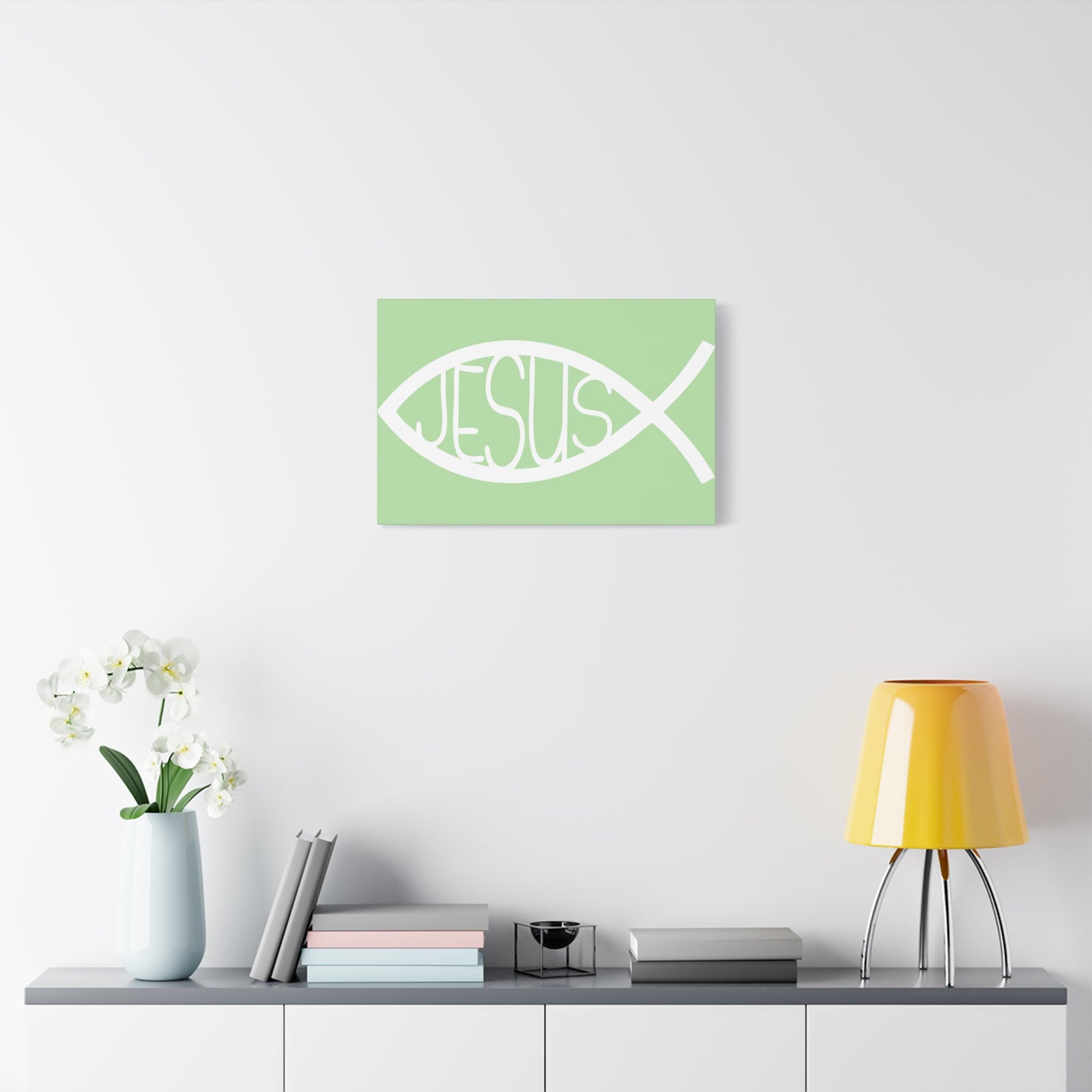 Jesus Fish - Wall Art Canvas