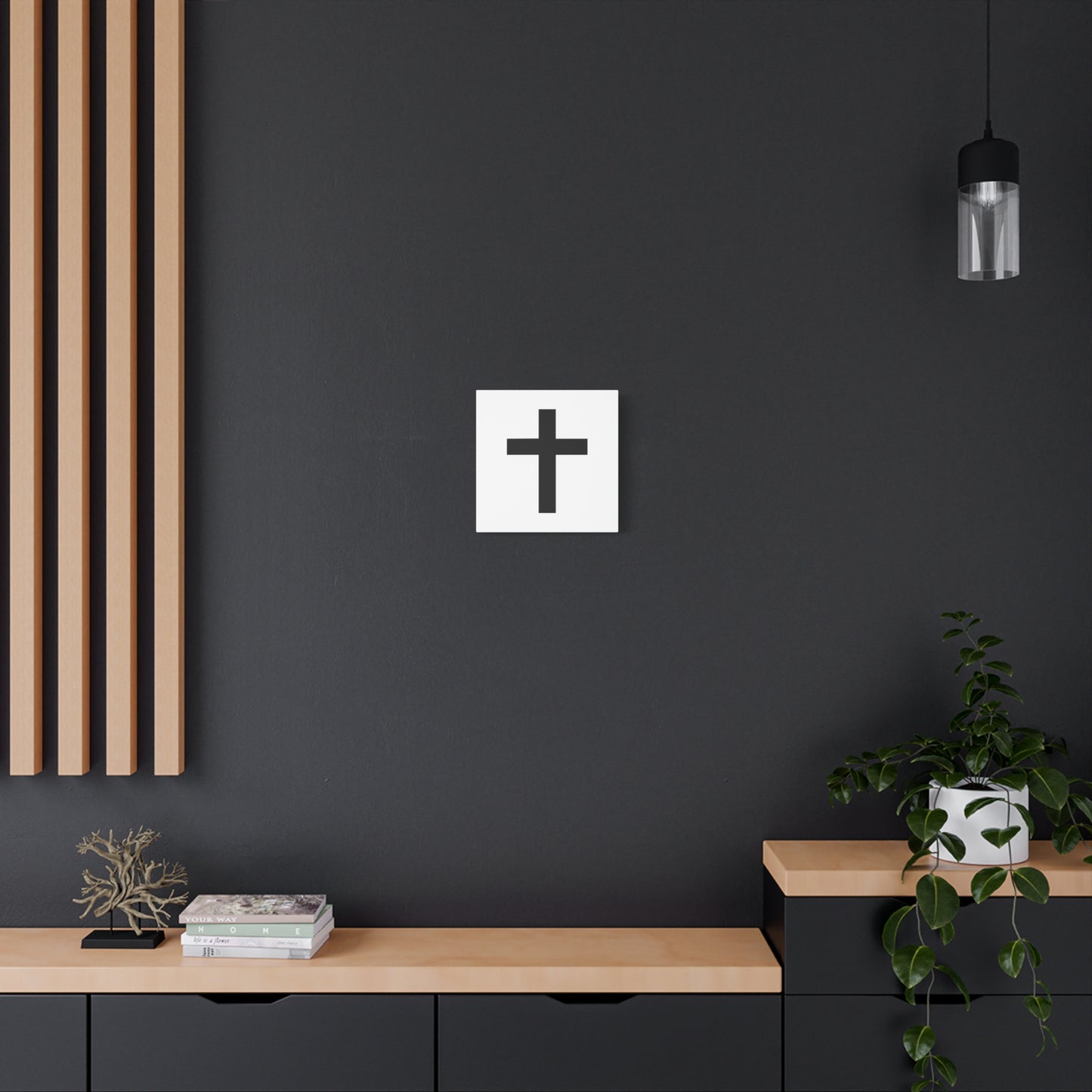 Minimalist Cross - Wall Art Canvas