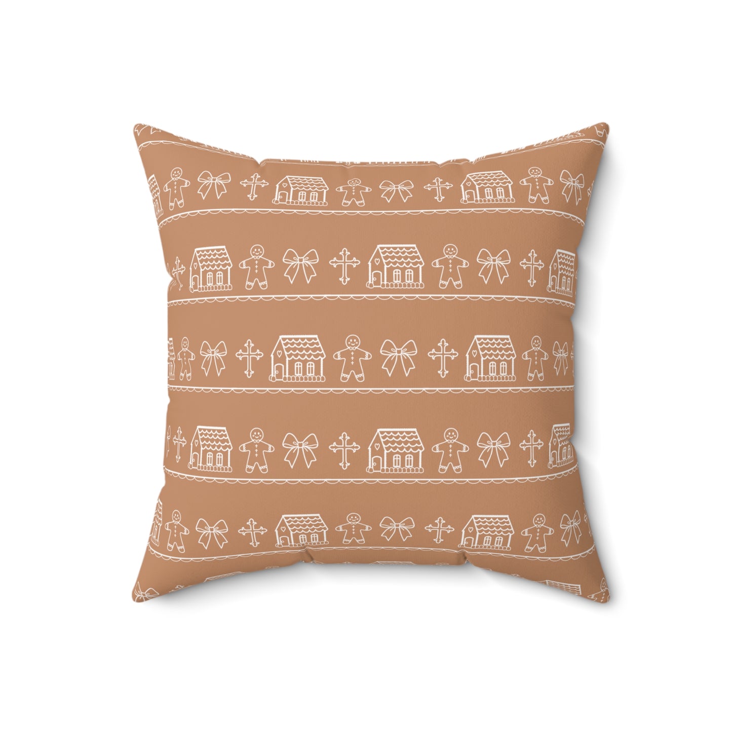 Christmas Gingerbread Pillow