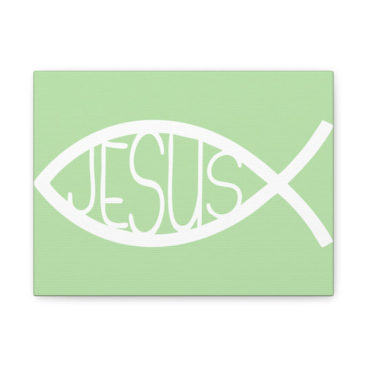 Jesus Fish - Wall Art Canvas