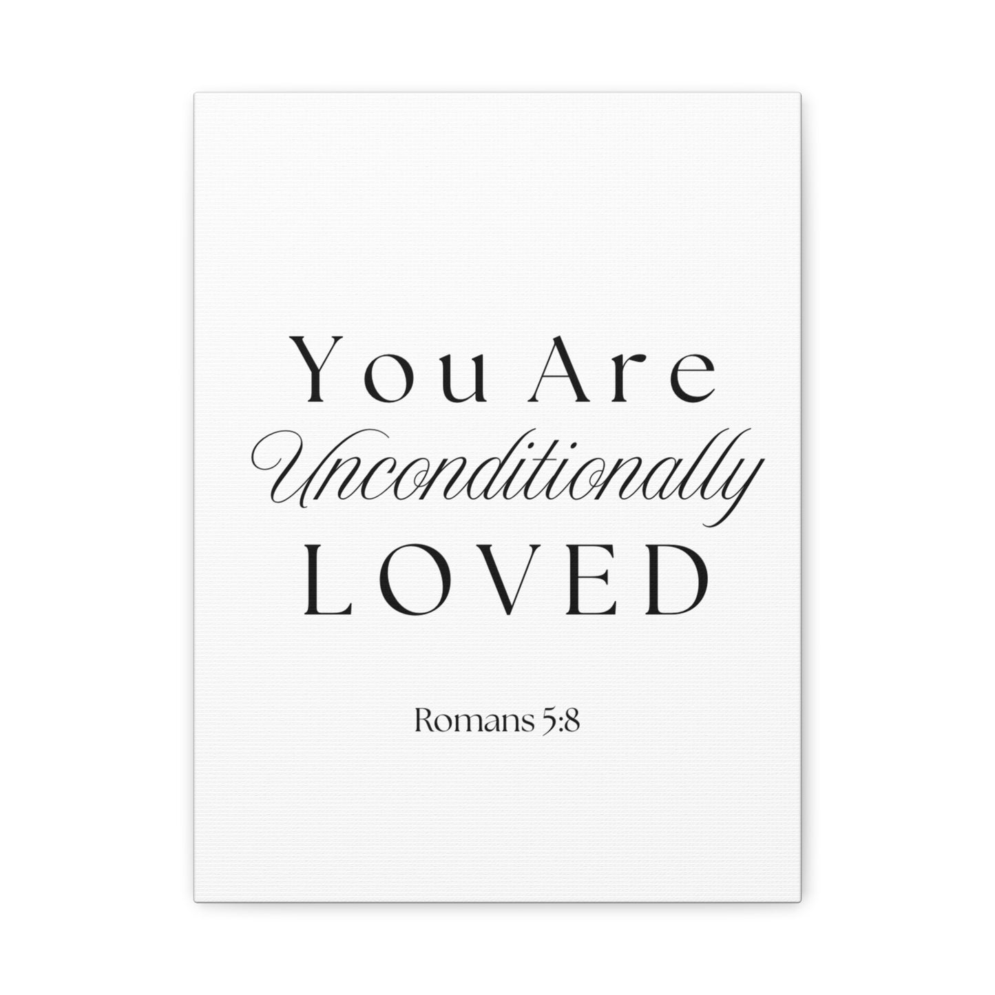 Wall Art Canvas - Unconditionally Loved