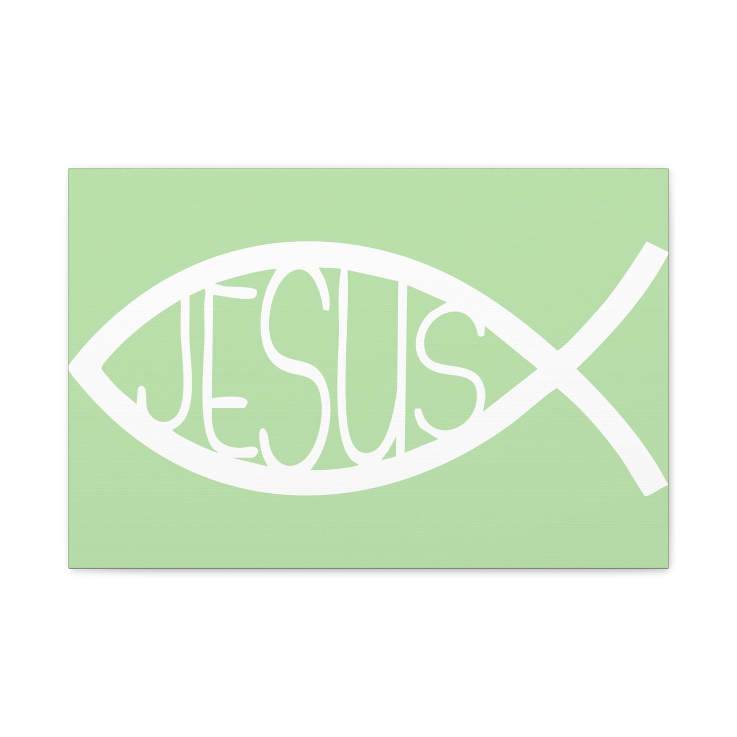Jesus Fish - Wall Art Canvas