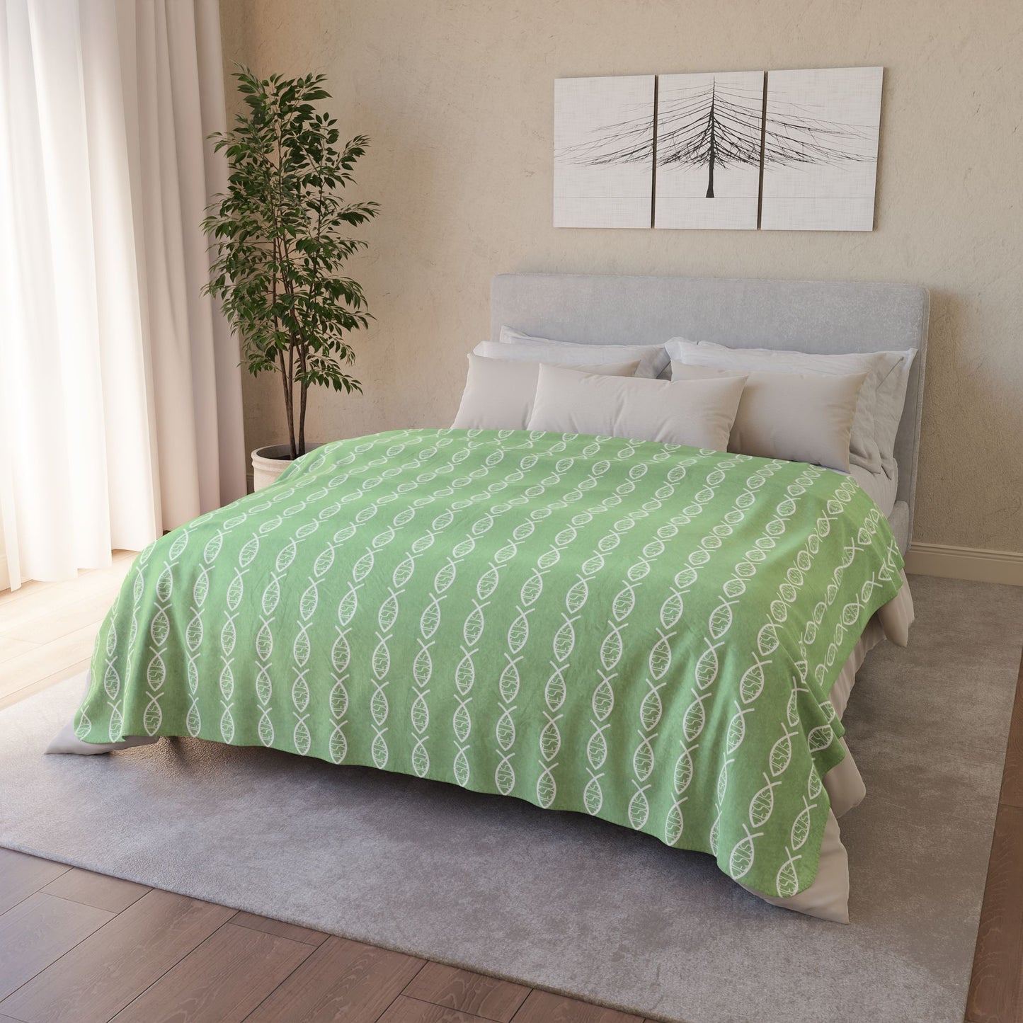 Jesus Fish Cozy Blanket