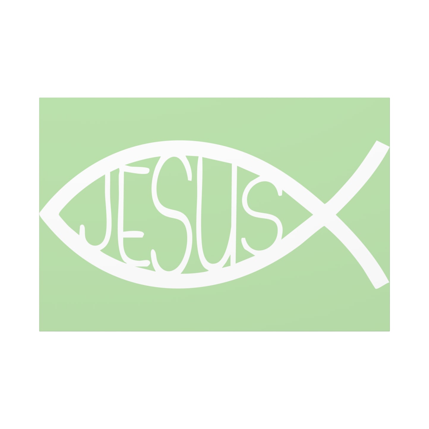 Jesus Fish - Wall Art Canvas