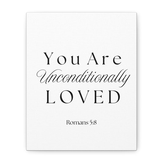 Wall Art Canvas - Unconditionally Loved