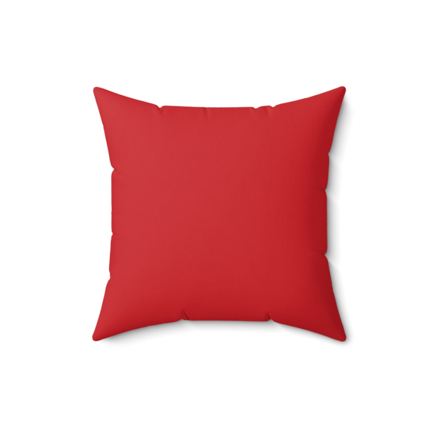 Red Faith Grows Here Square Pillow