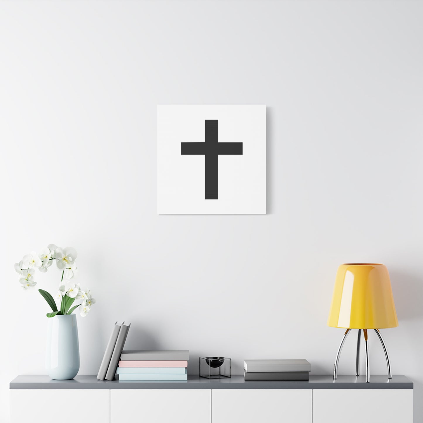 Minimalist Cross - Wall Art Canvas
