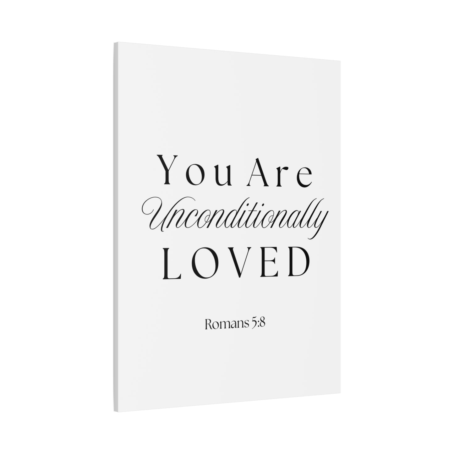 Wall Art Canvas - Unconditionally Loved