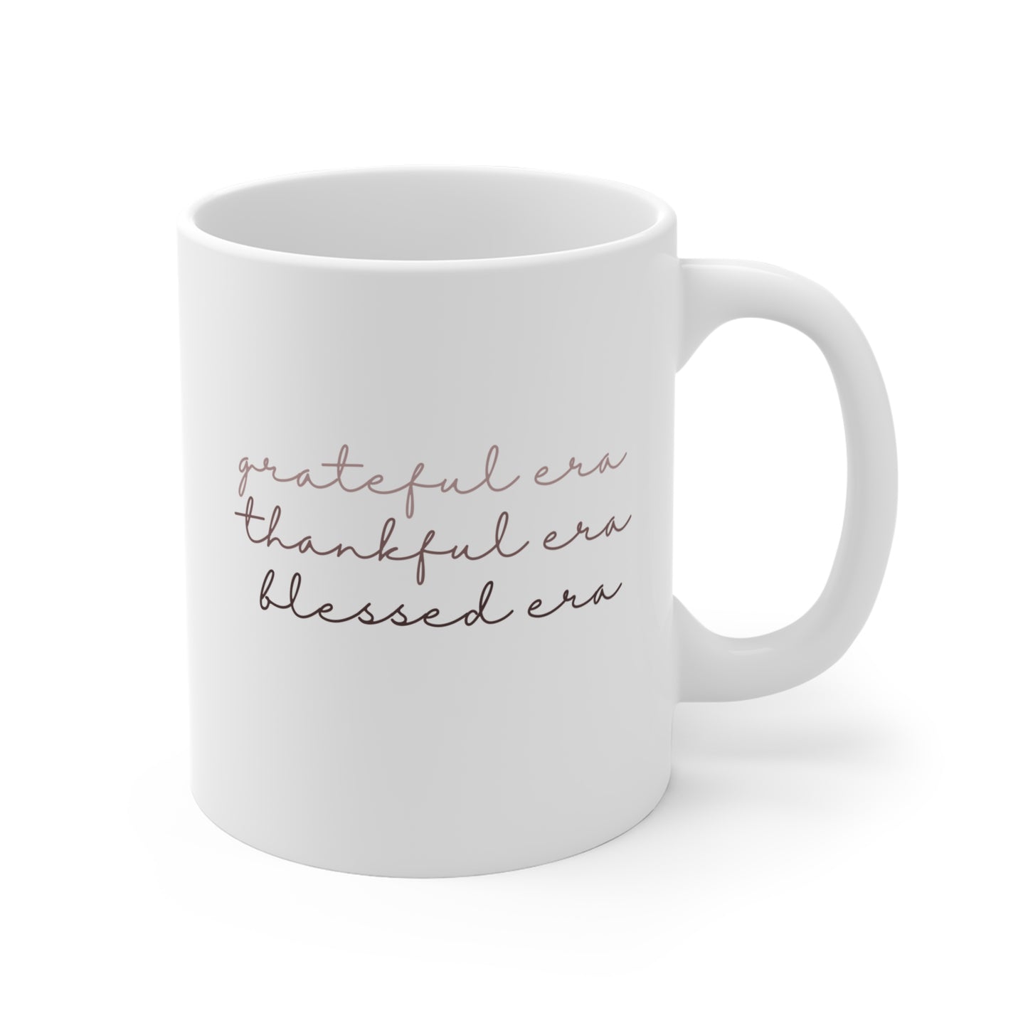 Grateful Thankful Blessed Era - Coffee Mug