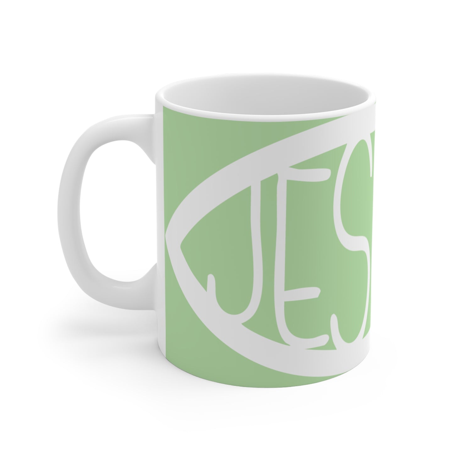 Jesus Fish Mug - 11oz Ceramic Coffee Cup