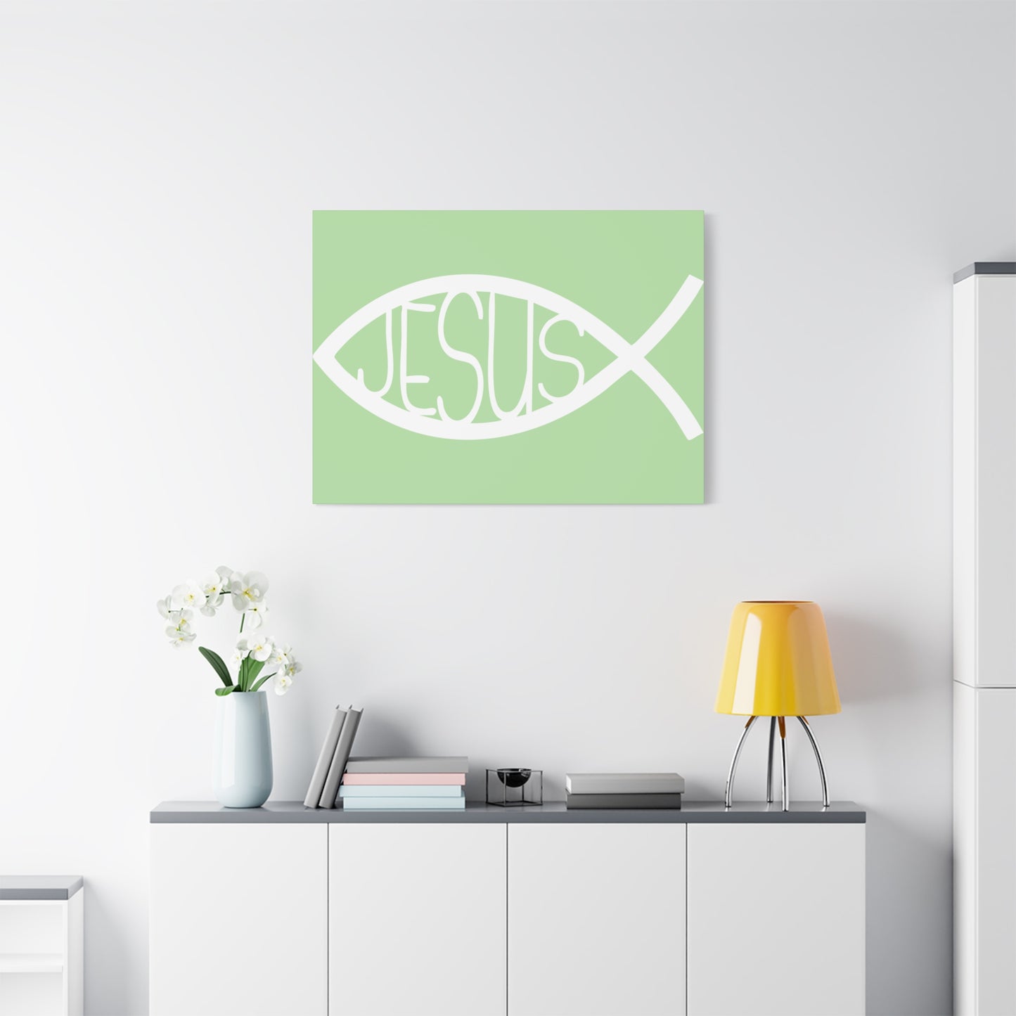 Jesus Fish - Wall Art Canvas