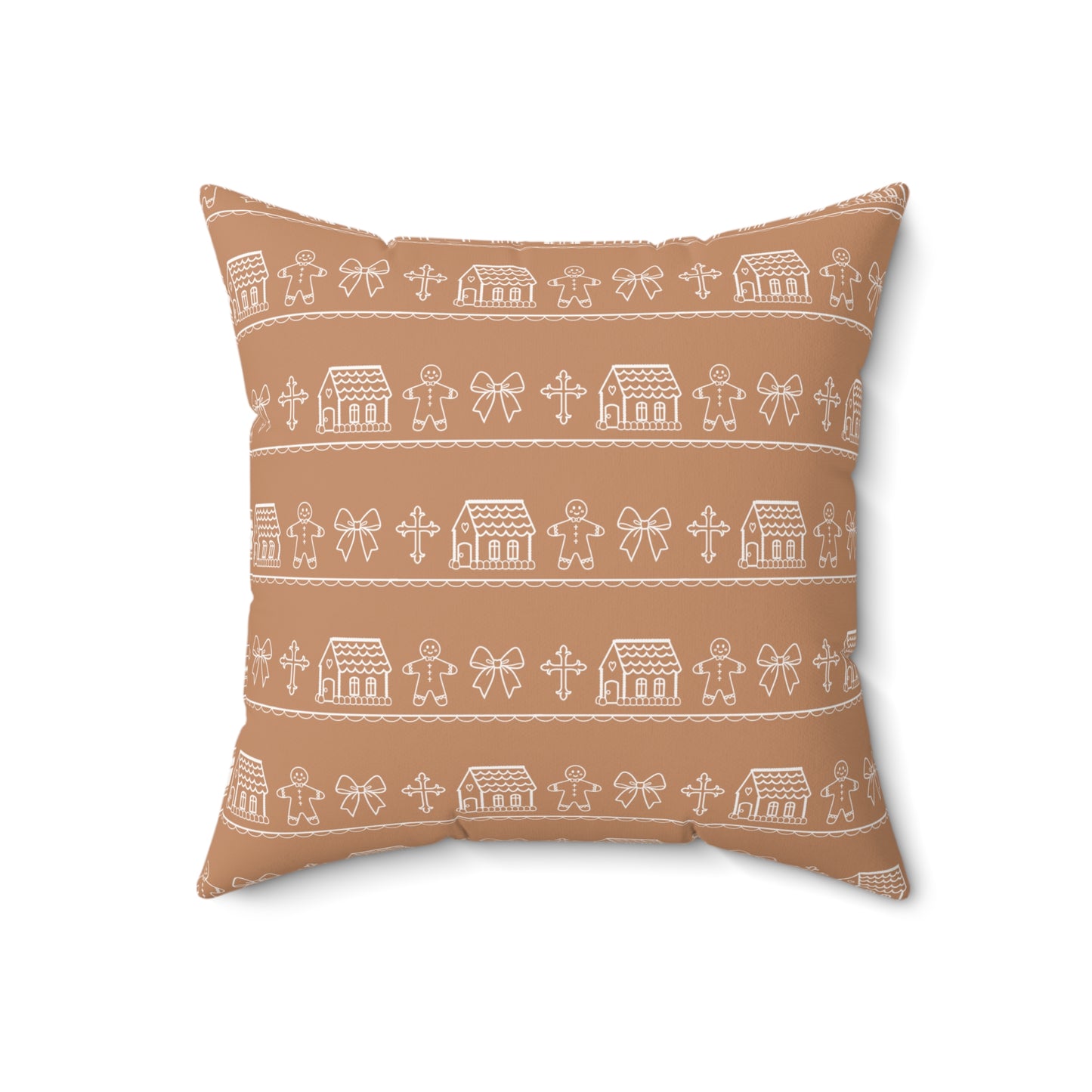Christmas Gingerbread Pillow