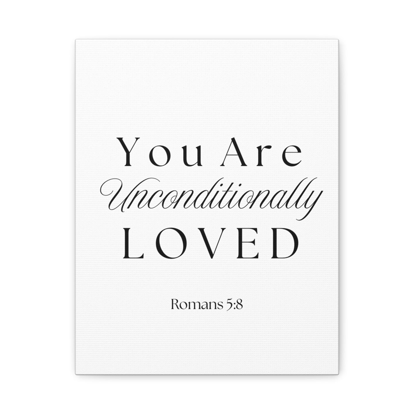 Wall Art Canvas - Unconditionally Loved