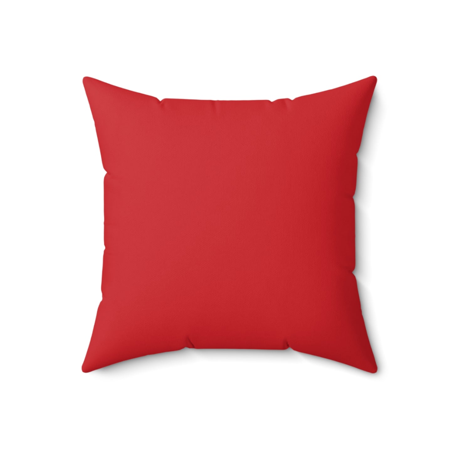 Red Faith Grows Here Square Pillow